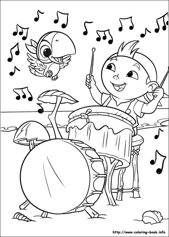 Jake and the Never Land Pirates coloring pages on Coloring-Book.info