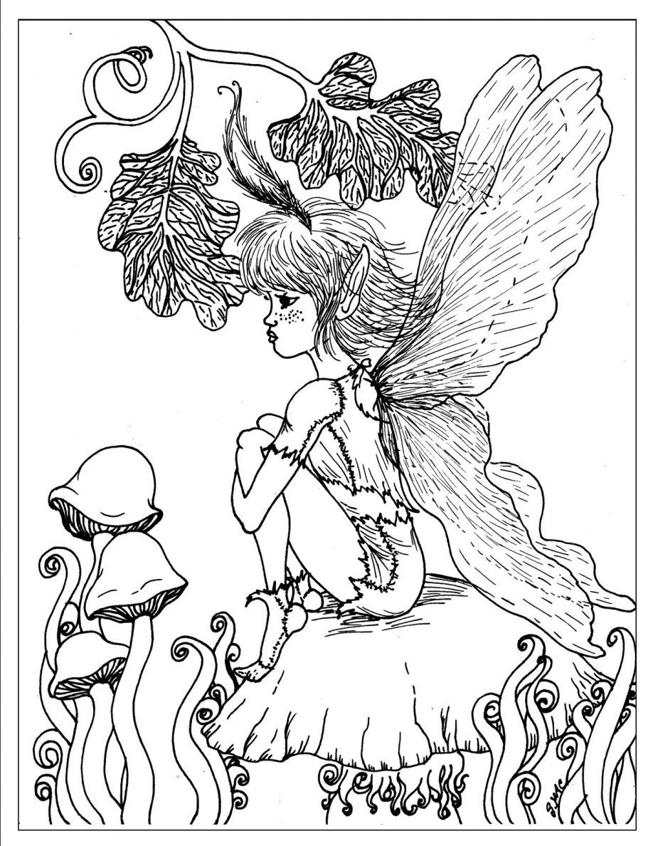 Printable Fantasy Coloring Pages For Adults Fantasy Coloring Pages ...