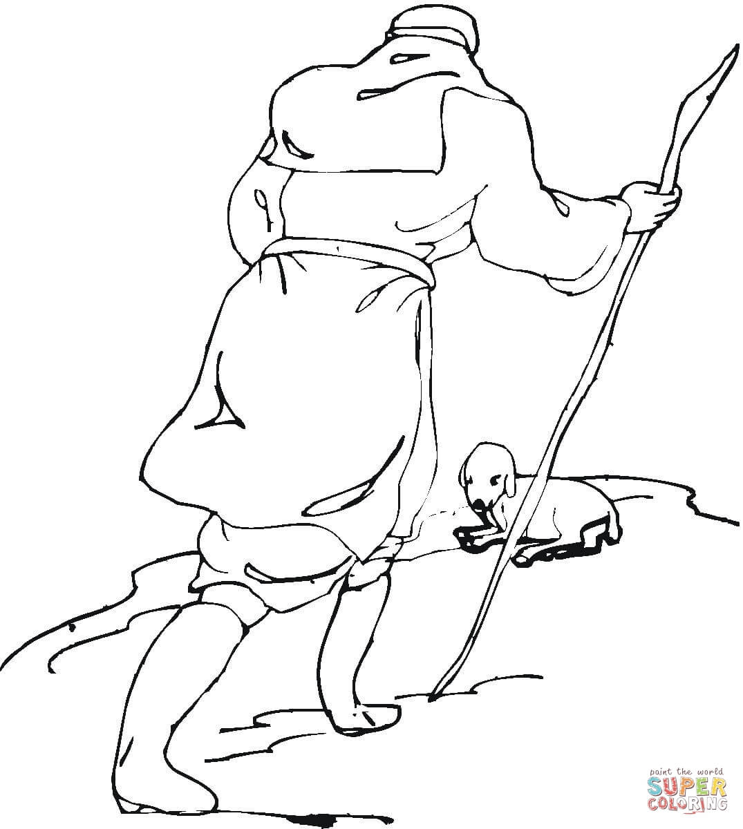 Parable Of Lost Sheep - Coloring Pages - Coloring Home