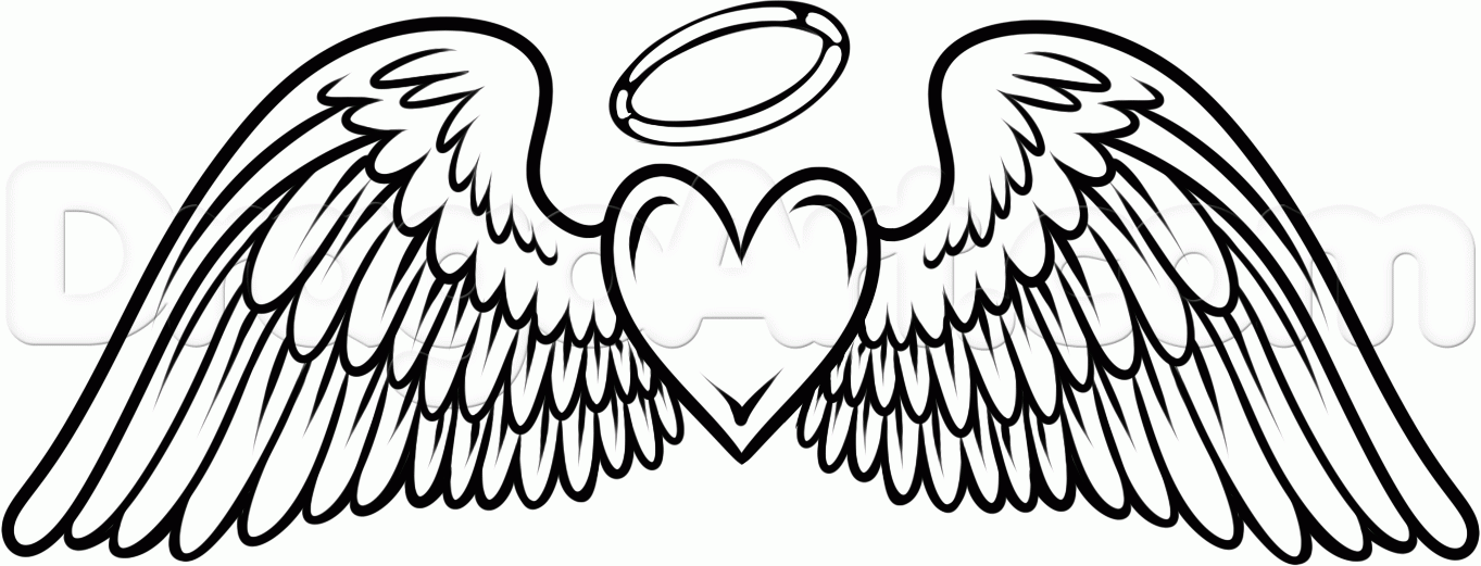 How to Color Angel Wings Coloring Pages - Toyolaenergy.com