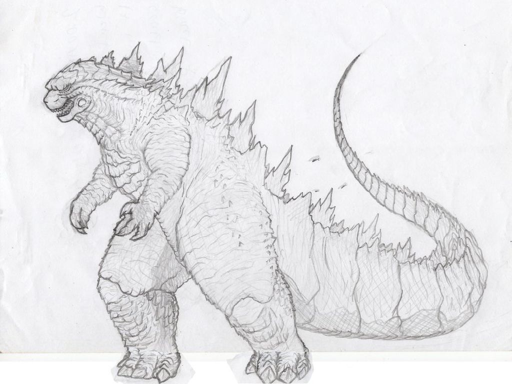 Coloring Pages Of Godzilla - Coloring Home