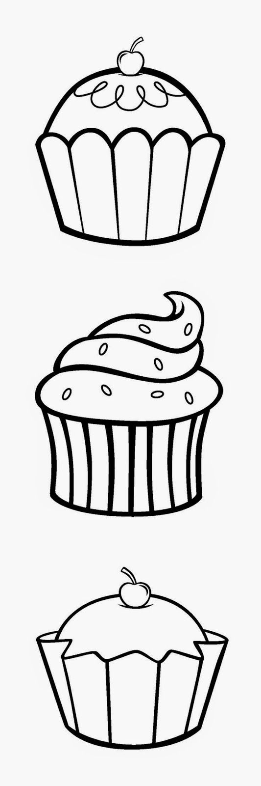 Hello Kitty Cupcake Coloring Pages - Coloring Home