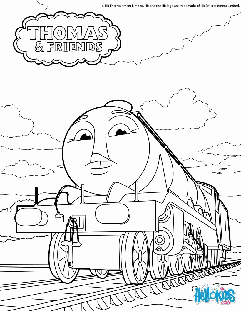 TV SERIES coloring pages - Gordon - Thomas & Friends