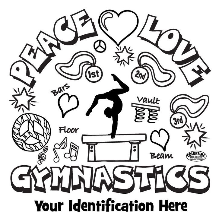 792 Simple Gymnastics Coloring Pages with Printable
