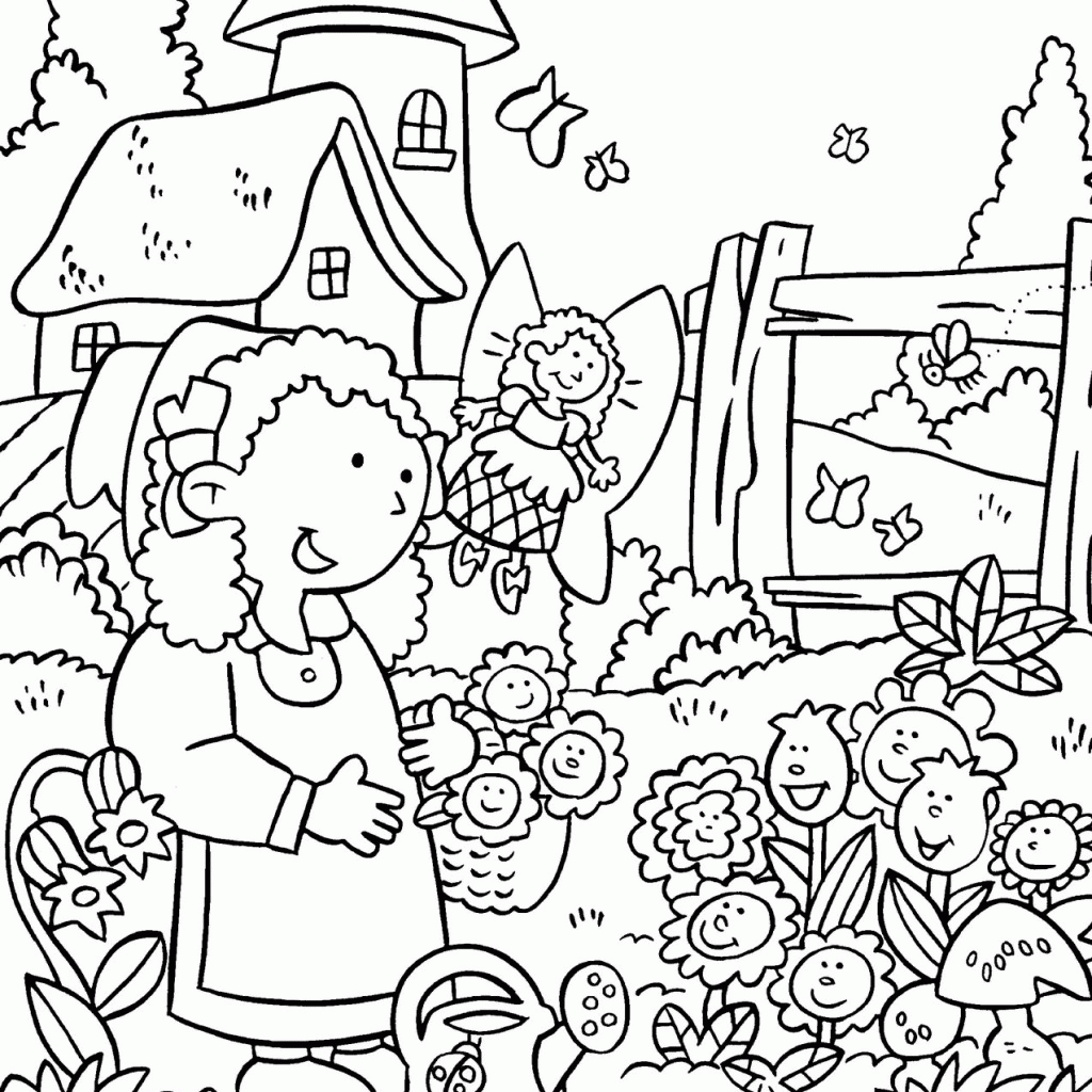 Barbie Garden Coloring Pages - Coloring Pages For All Ages