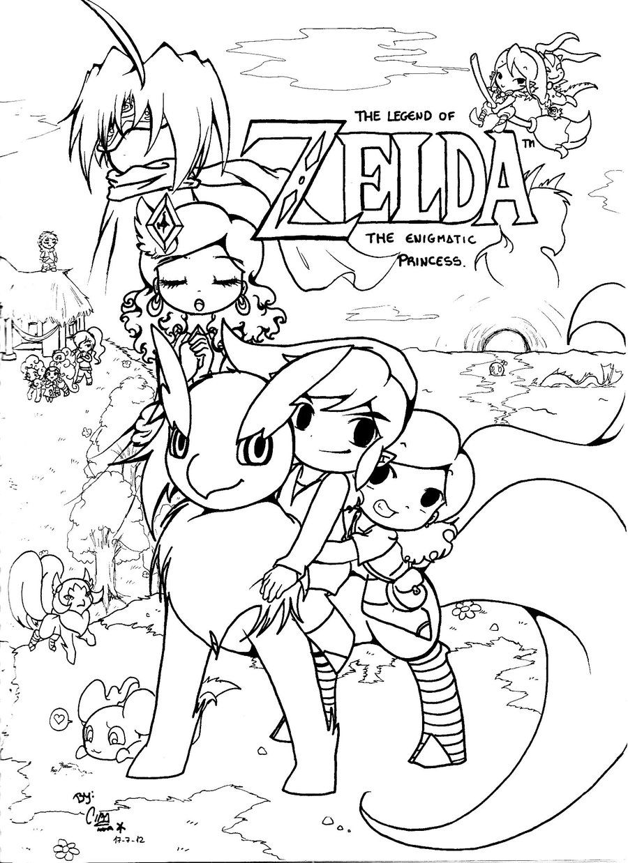 Legend of Zelda Printable Coloring Pages, The Legend of Zelda ...