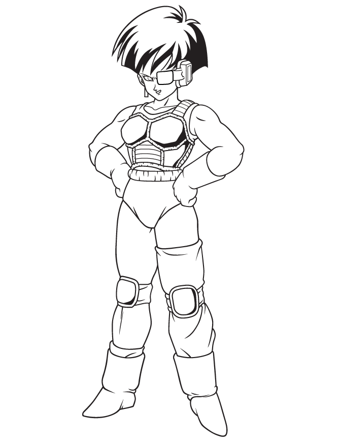 Dragon Ball Z Coloring Pages Bardock - High Quality Coloring Pages