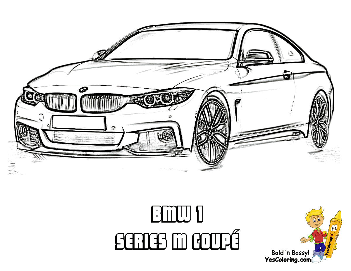 Ice Cool Car Coloring Pages Cars Dodge Free Bmw