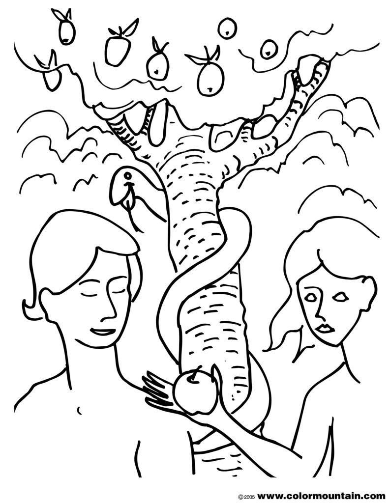 Coloring Pages: Adam And Eve Coloring Pages To Download And Print ...