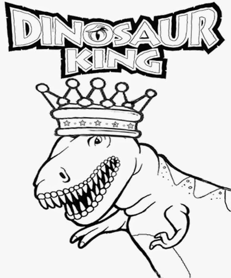 948 Animal Dinosaur King Coloring Pages 