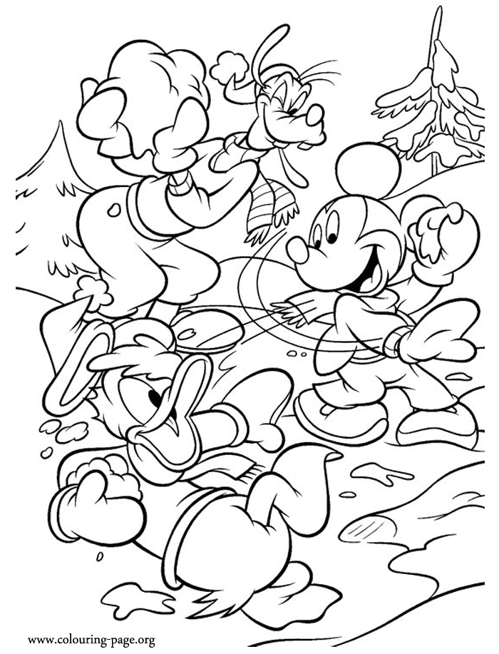 Mickey Mouse And Friends Coloring Pages Coloring Home