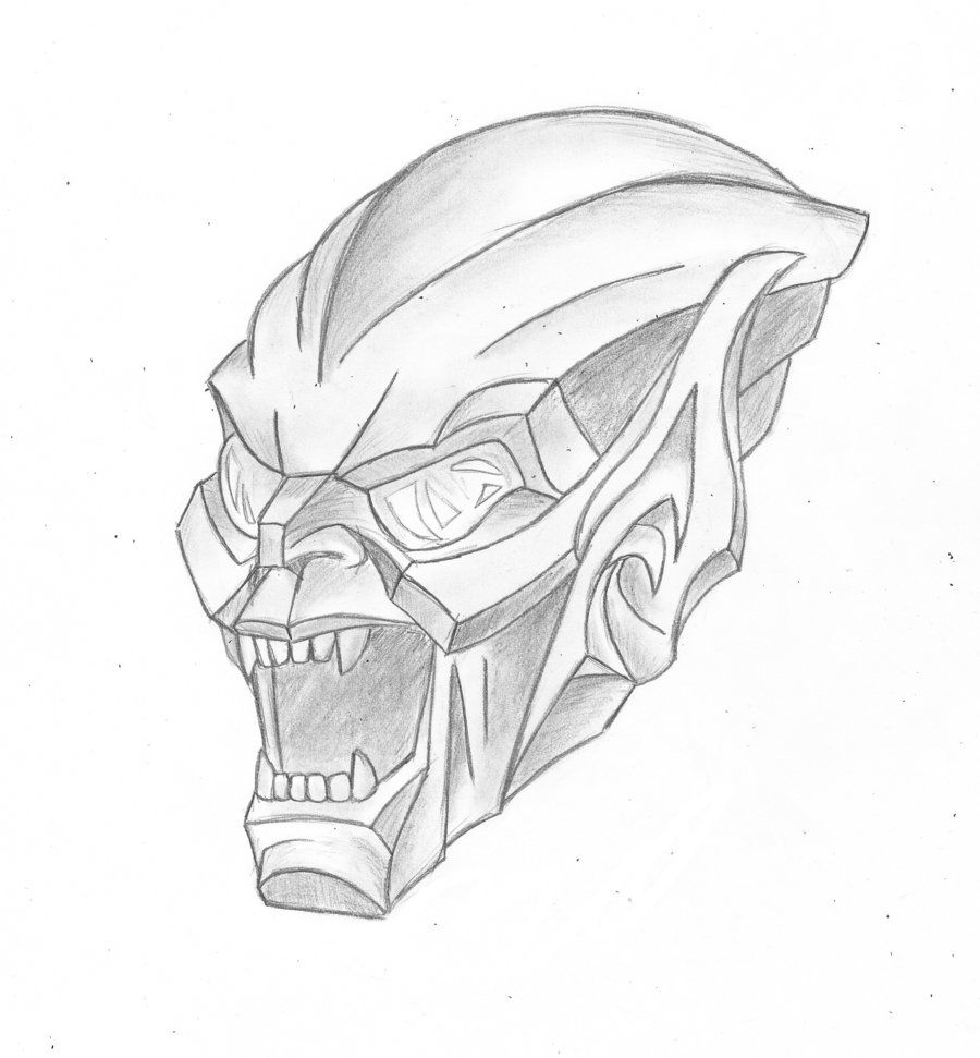 Coloring Pages Spiderman Green Goblin - Coloring
