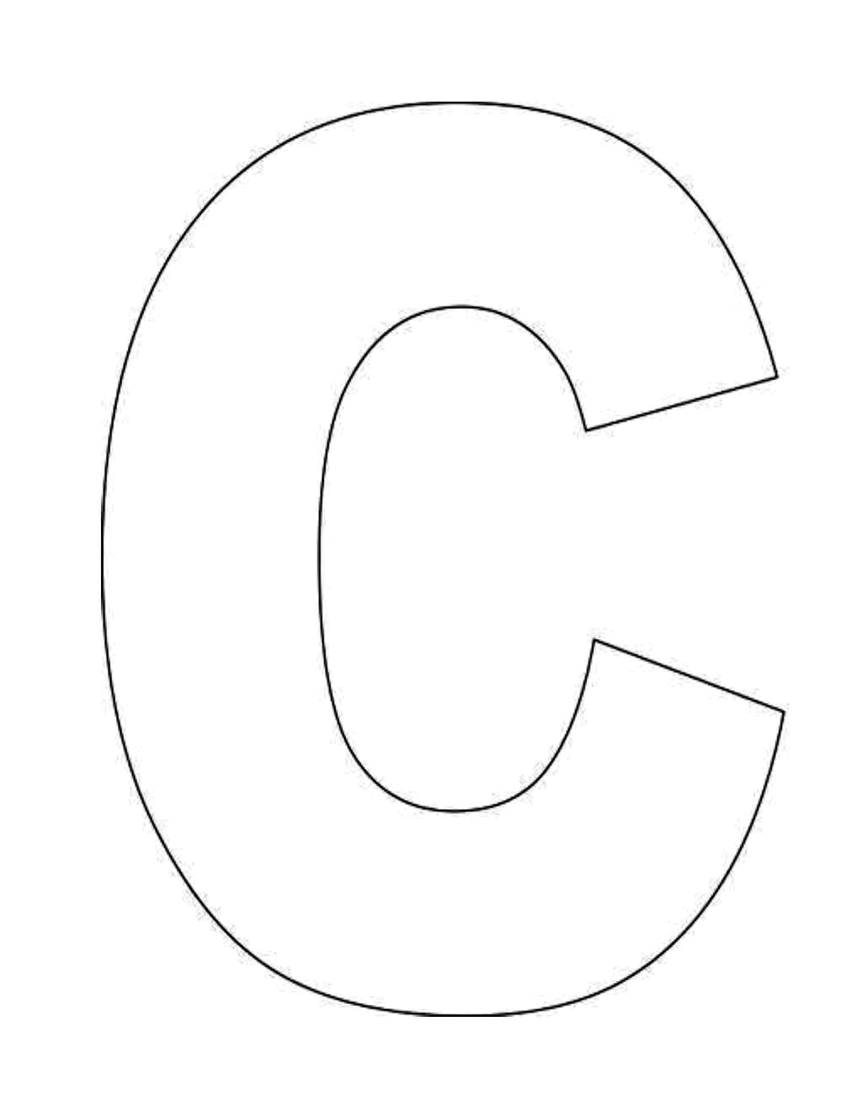 Best Photos Of Letter C Template Printable - Printable ...
