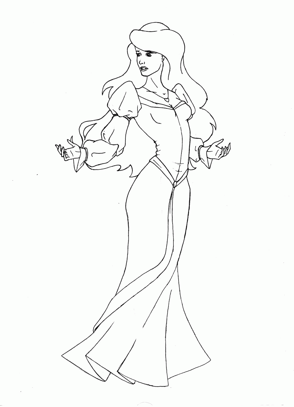 The Swan Princess Coloring Page - Coloring Home