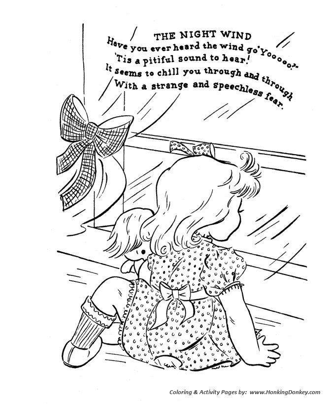 Classic Mother Goose Nursery Rhymes Coloring Pages | Classic Kids 