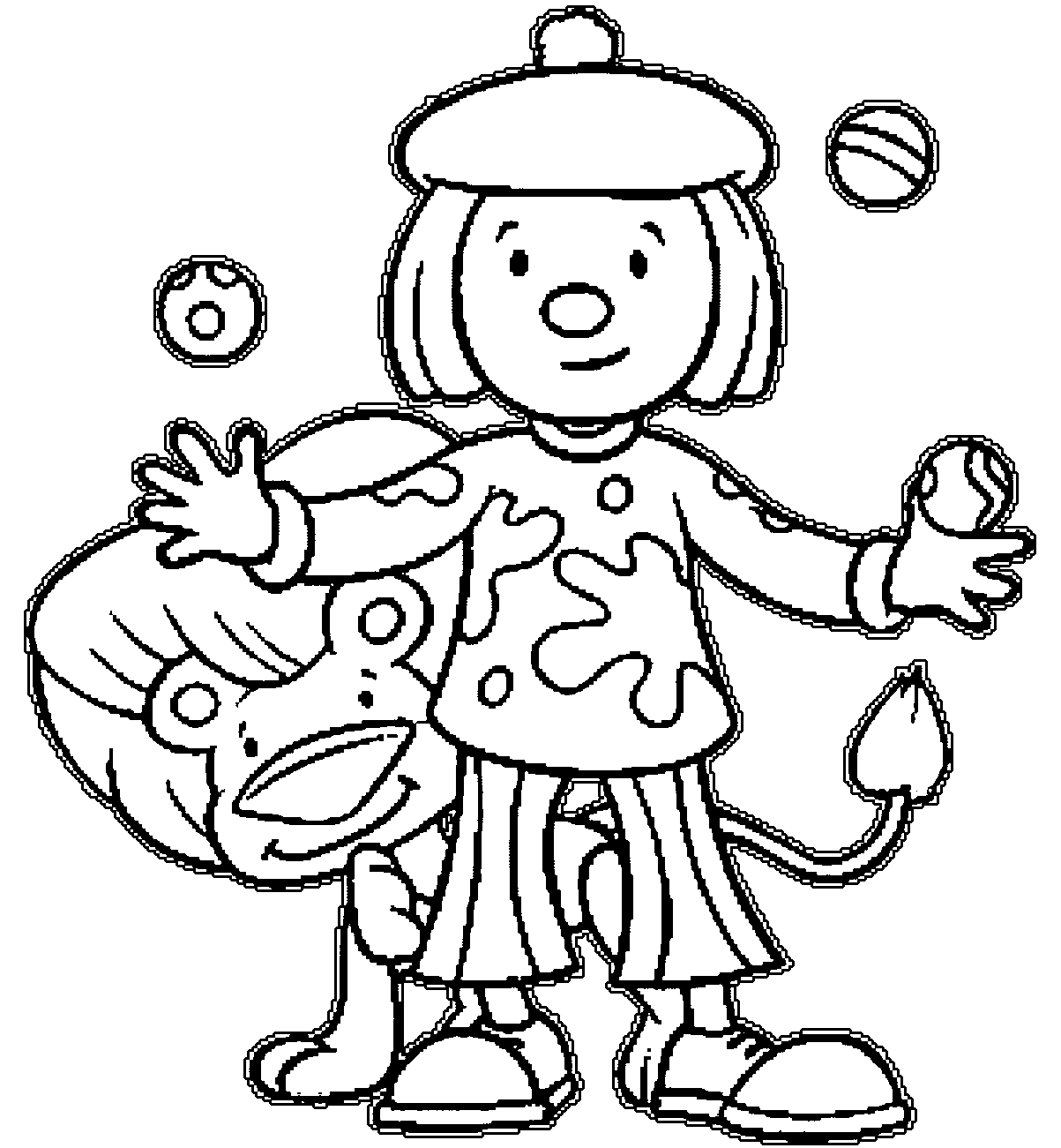 Jojo Circus Coloring Pages Coloring Home