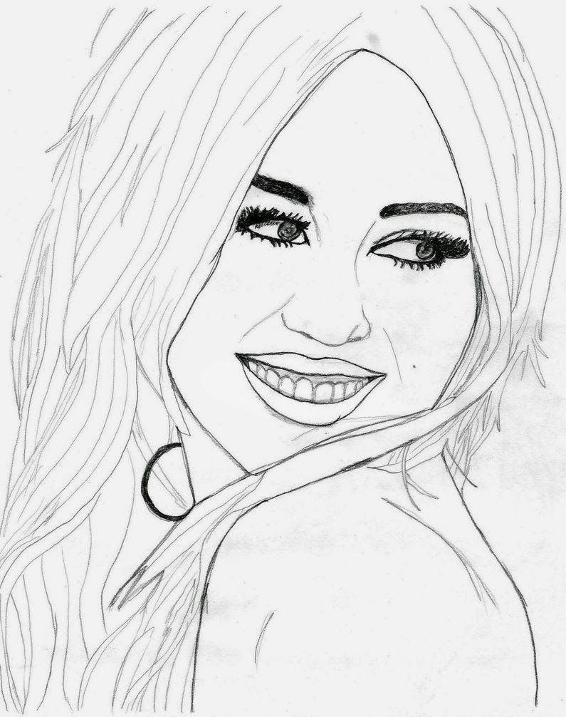 Coloring Pages: Miley Cyrus Coloring Pages Free and Printable
