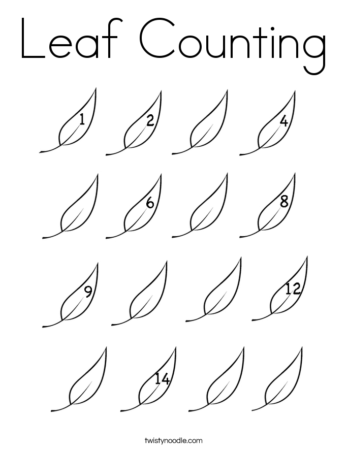 Large Leaf Coloring Page - Coloring Home