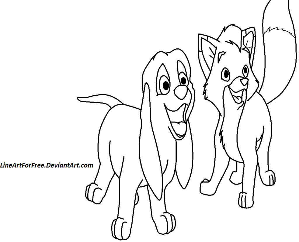 11 Pics of The Fox And Hound 2 Dixie Coloring Pages - Fox and the ...