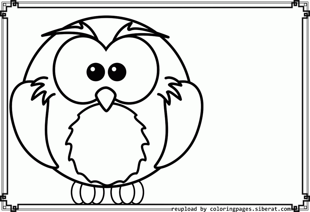 mama and baby owl coloring pages - photo #24