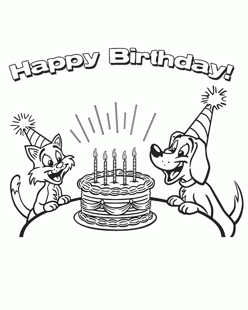 barney birthday coloring pages | Best Coloring Page Site