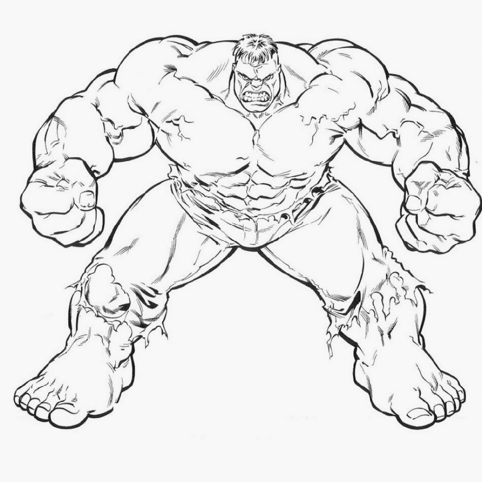 Hulk Avengers Coloring Pages Coloring Home