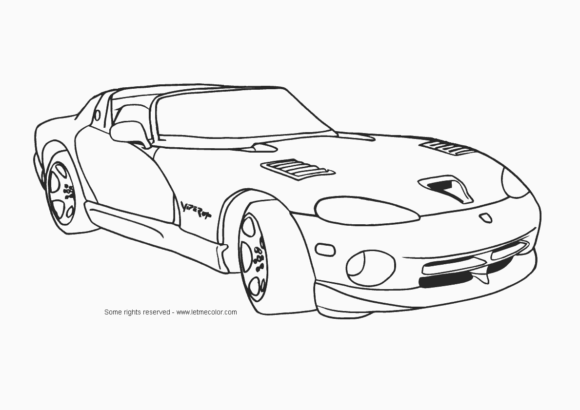 Mustang Car Coloring Pages Free - Coloring Home