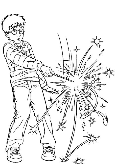 Harry Using Magic Wand Coloring Pages - Harry Potter Coloring Pages :  KidsDrawing – Free Col… | Harry potter coloring pages, Harry potter colors,  Harry potter quilt