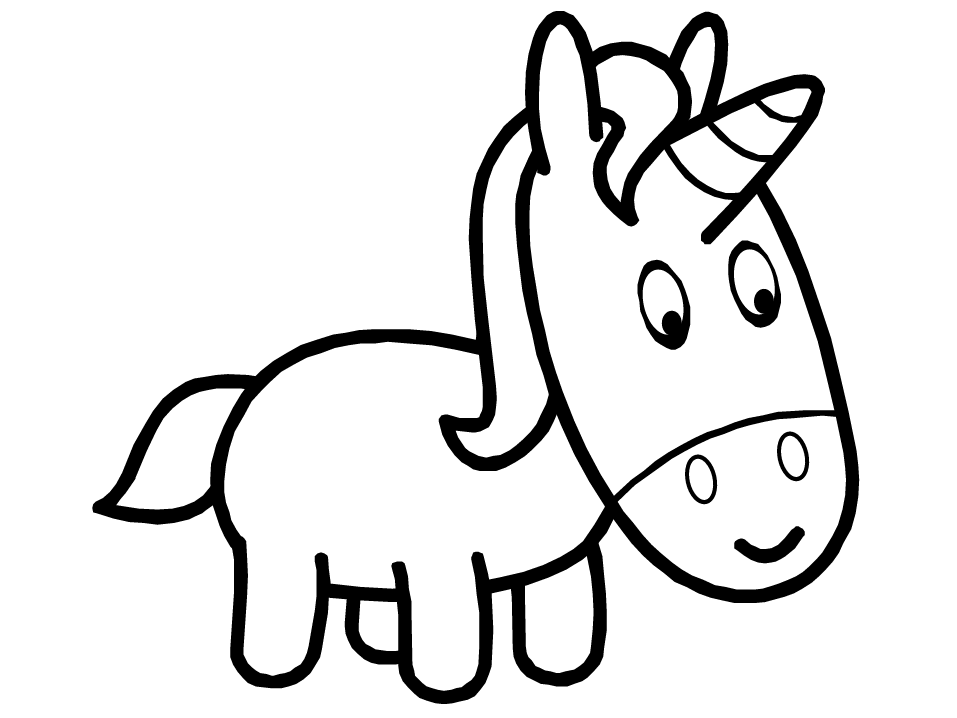 11 Pics Fluffy Unicorn Coloring Page Baby Pages Cute Unicorns