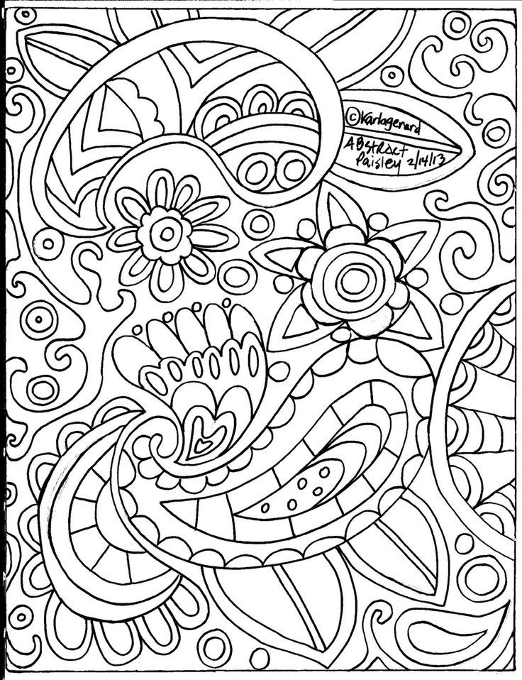 13 Pics of Flower Paisley Patterns Coloring Pages - Paisley ...