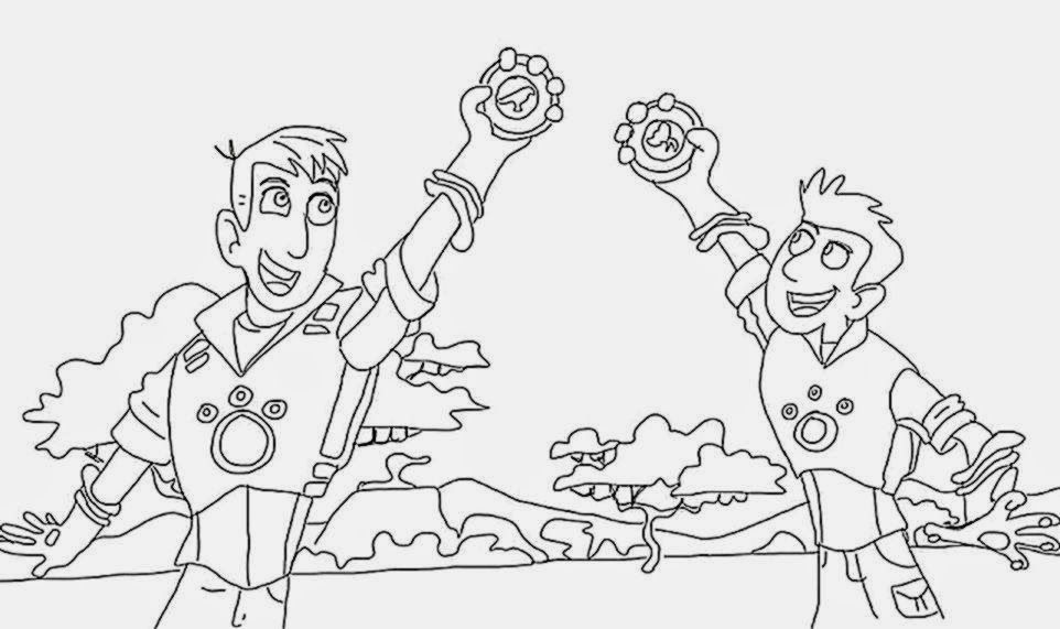 Wild Kratts Coloring Pages | Free Coloring Sheet