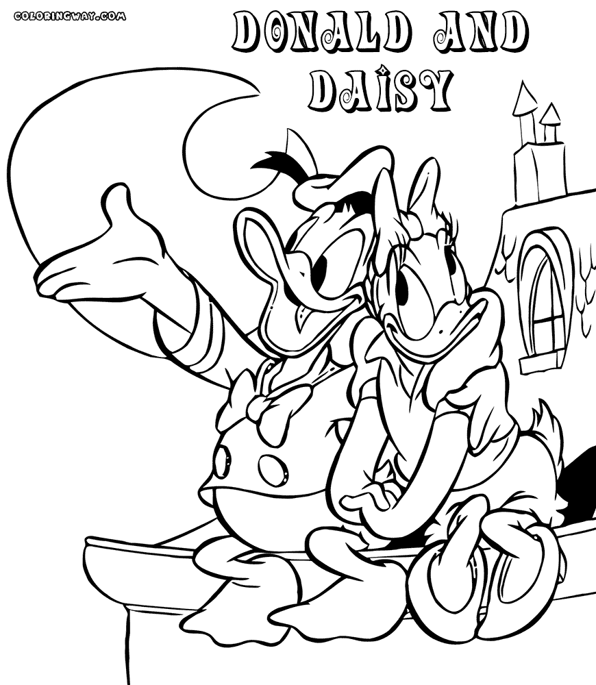 Donald Duck coloring pages | Coloring pages to download and print