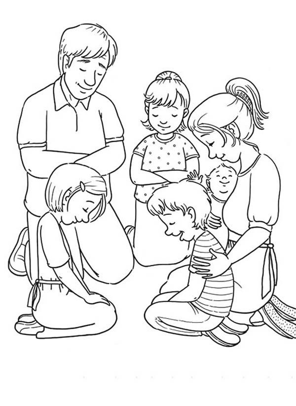 The Lord S Prayer Coloring Pages For Children - Coloring Home