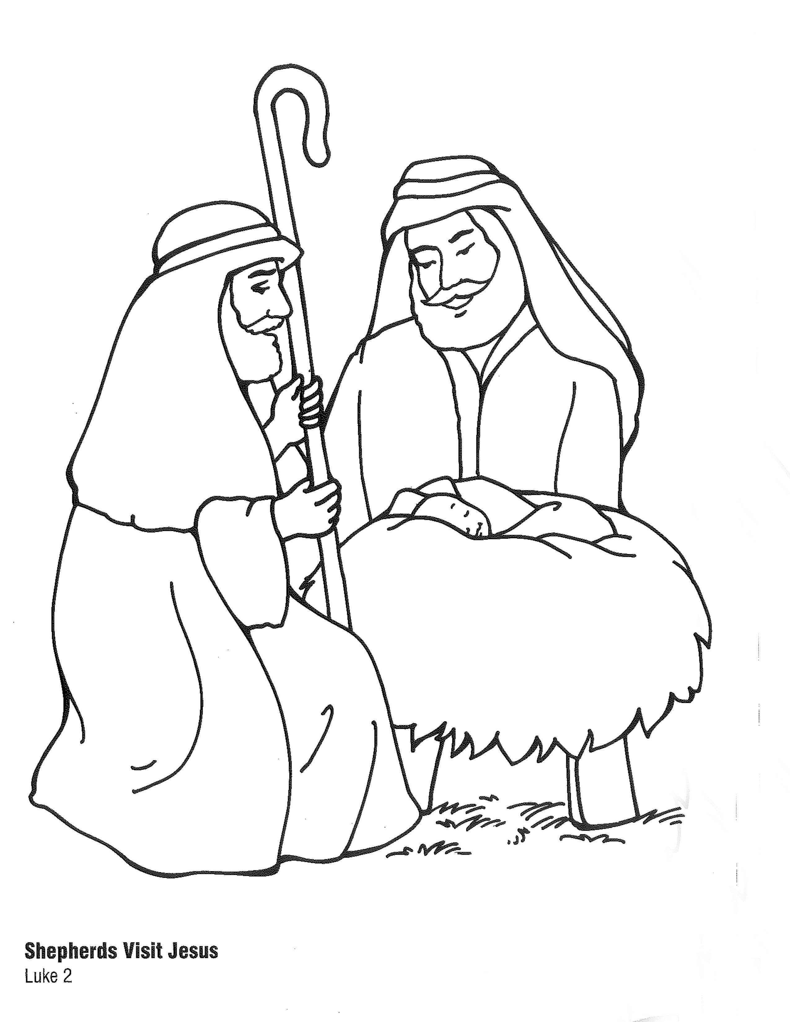 Coloring Page Angel Visits Mary - High Quality Coloring Pages