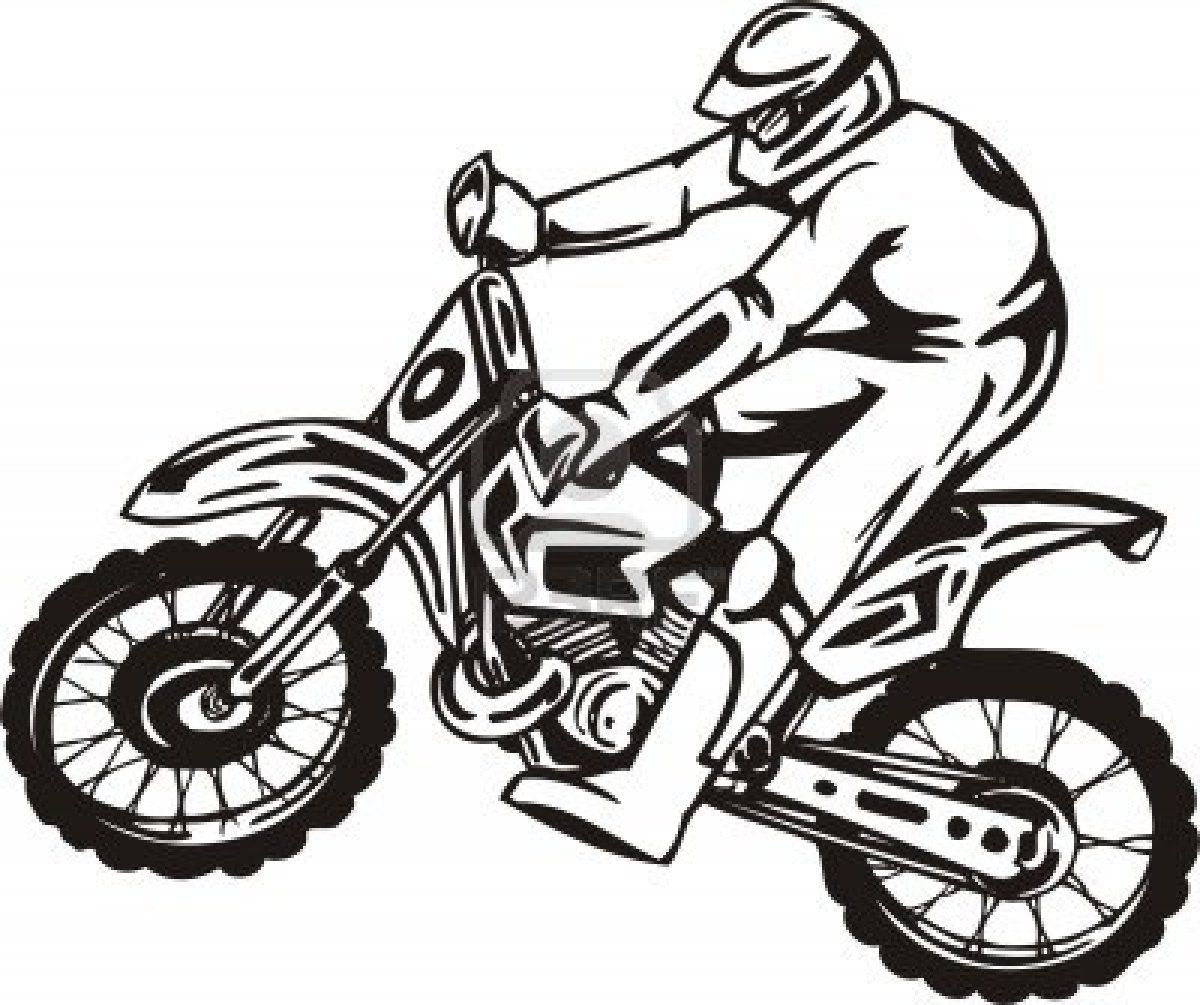 Motorcross Coloring Pages Coloring Home