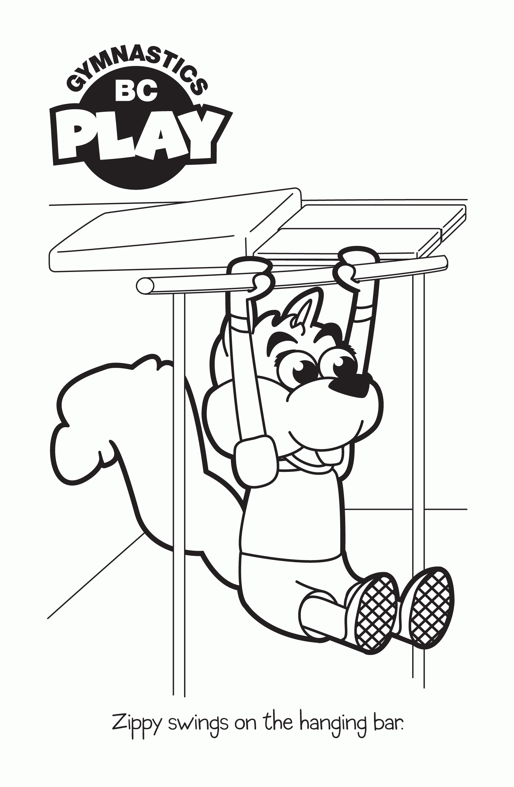 Printable Gymnastics Coloring Pages - Coloring Home