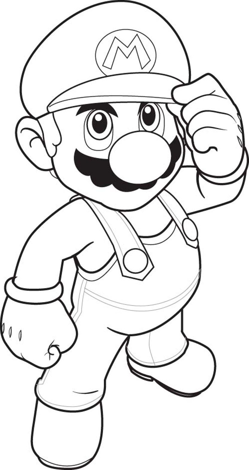 Mario Bros Coloring Pages | Cartoon Coloring pages of ...