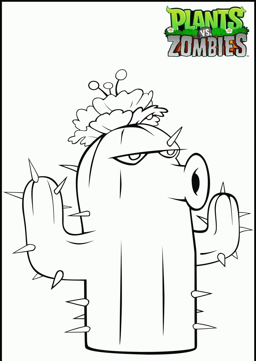 Printable Plants Vs Zombies 2 Coloring Pages
