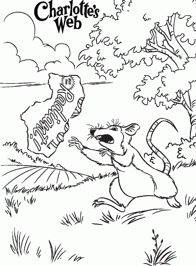 Charlottes Web Printables Coloring Pages 7560 The BestWebsite