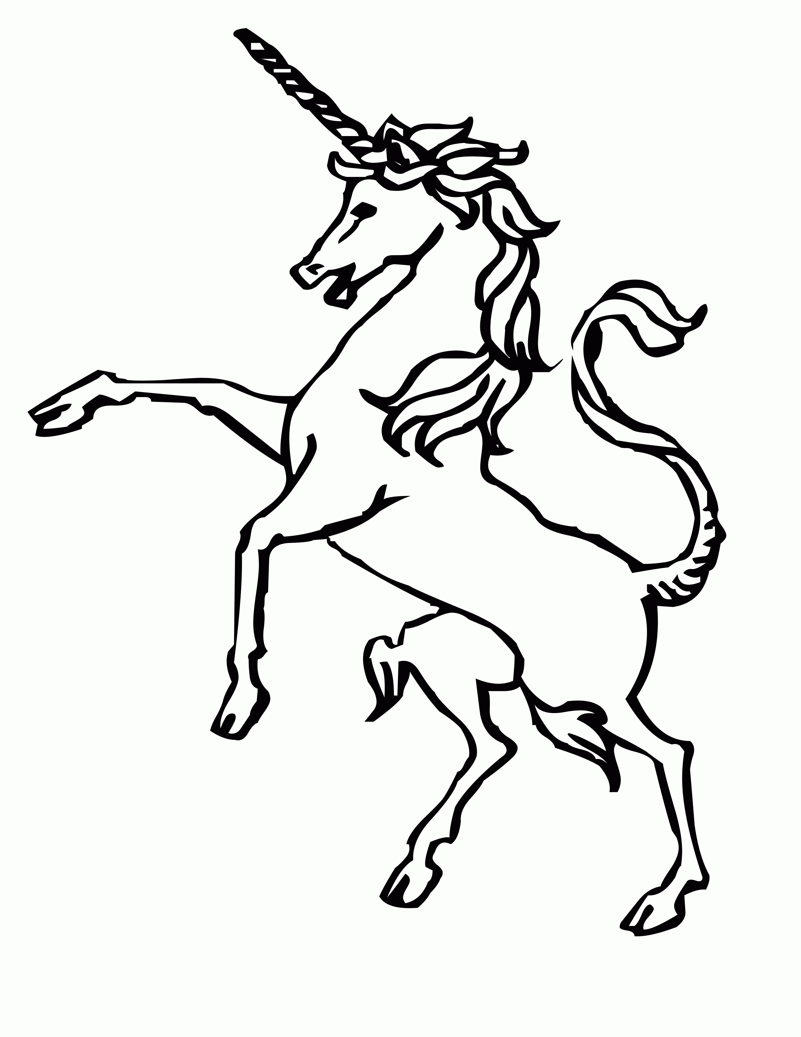 25 Best and Free Coloring Pages of Unicorn - VoteForVerde.com