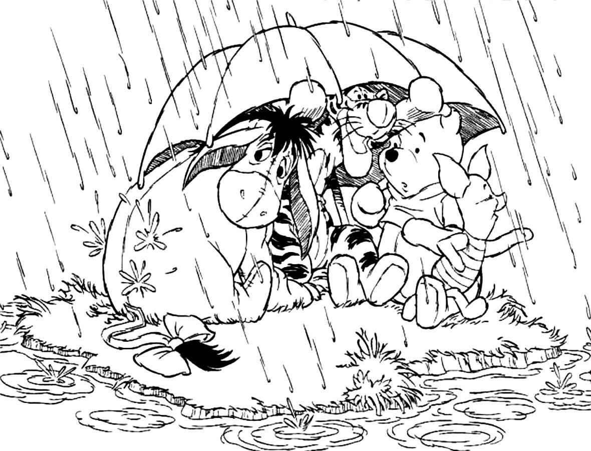 Rainy Day Coloring Pages Free - Coloring Home