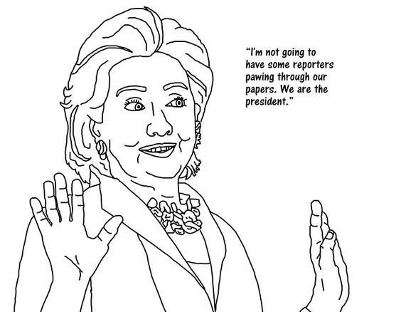hillary clinton coloring page - Google Search | Coloring ...