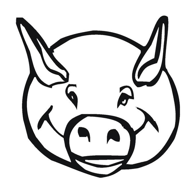 Face Pig Coloring Pages | Kids Coloring Pages | Pinterest ...