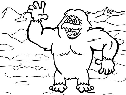 Yeti Disney Coloring Page for Kids | Disney coloring pages, Coloring pages  for kids, Fairy coloring pages