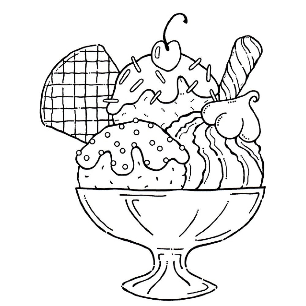 It is difficult to find someone who does not like ice creams - whether it's  a kid or grown-ups. | Ice cream coloring pages, Free coloring pages, Coloring  pages