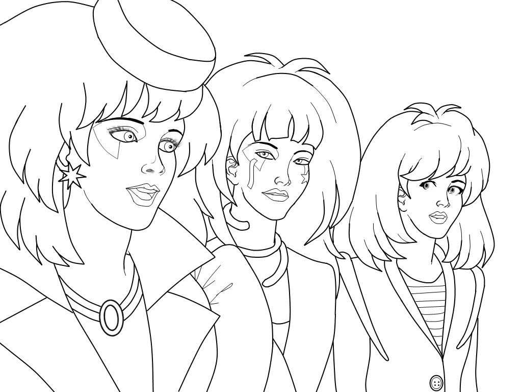 Jem And The Holograms Colouring Pages - Coloring Page