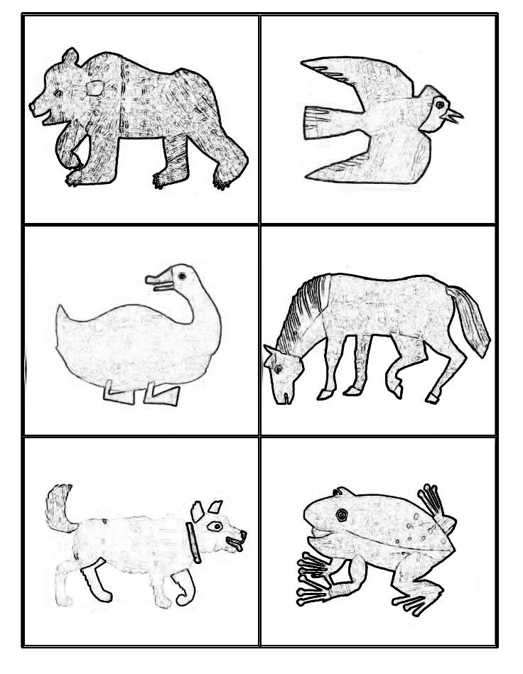 Brown Bear Brown Bear What Do You See Coloring Page