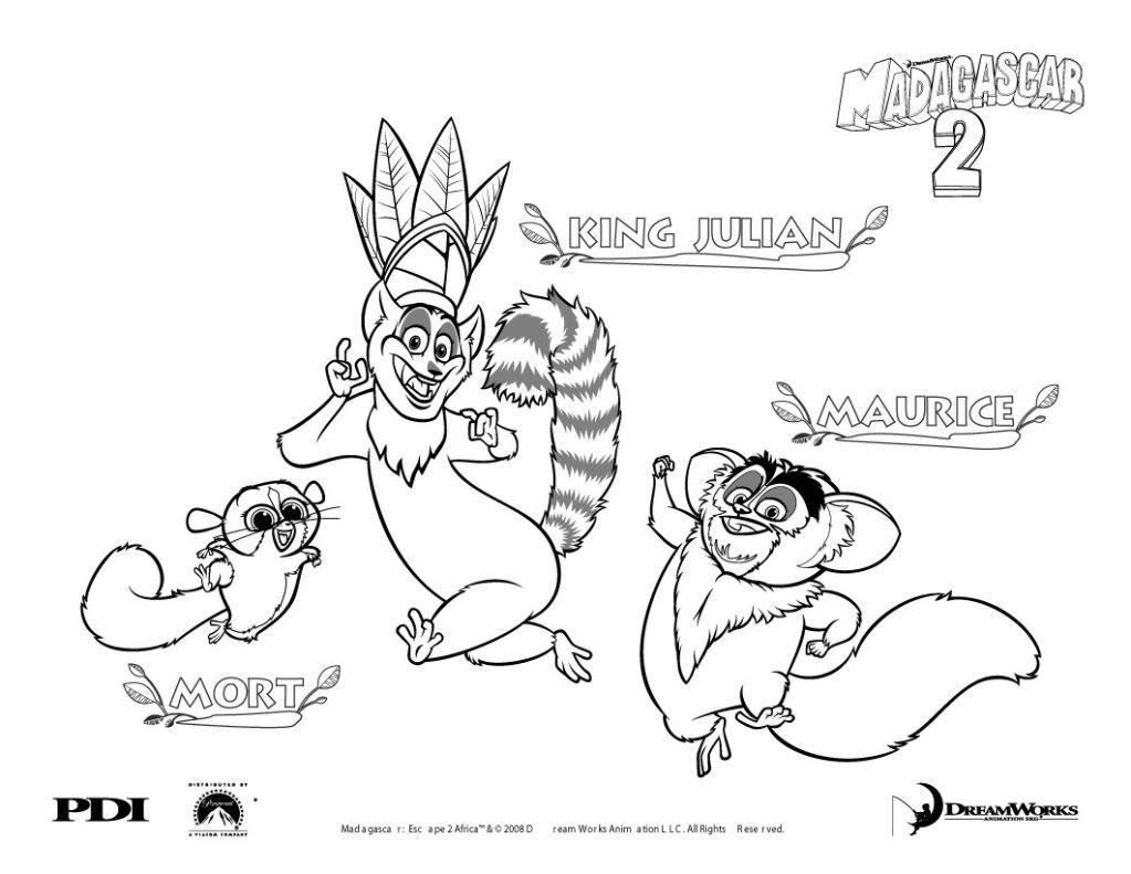 madagascar penguins coloring pages - photo #24