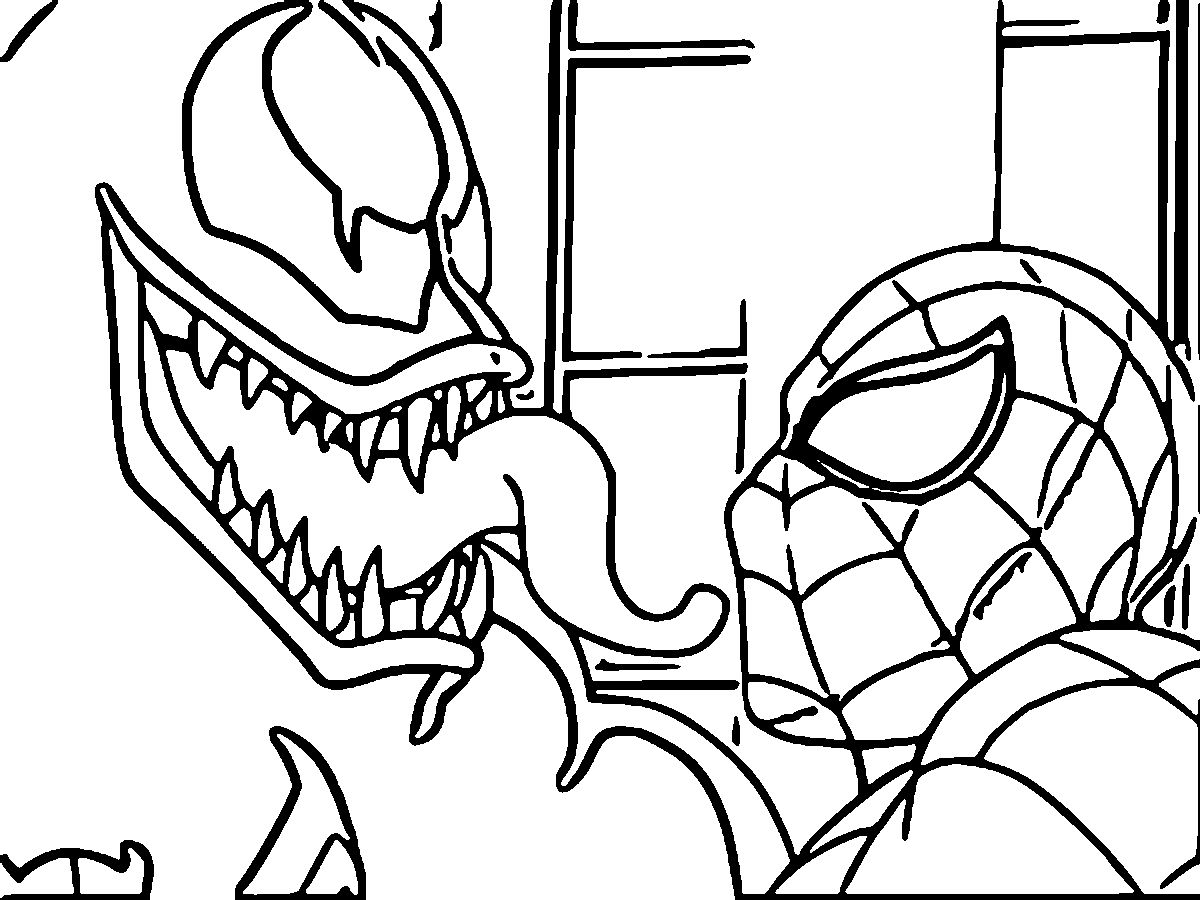 Coloring Pages Of Venom - Coloring Home