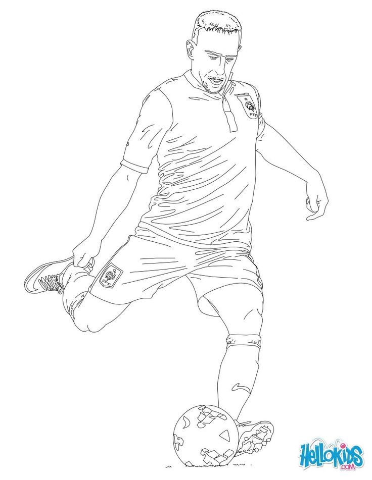 Of Soccer Players - Coloring Pages for Kids and for Adults